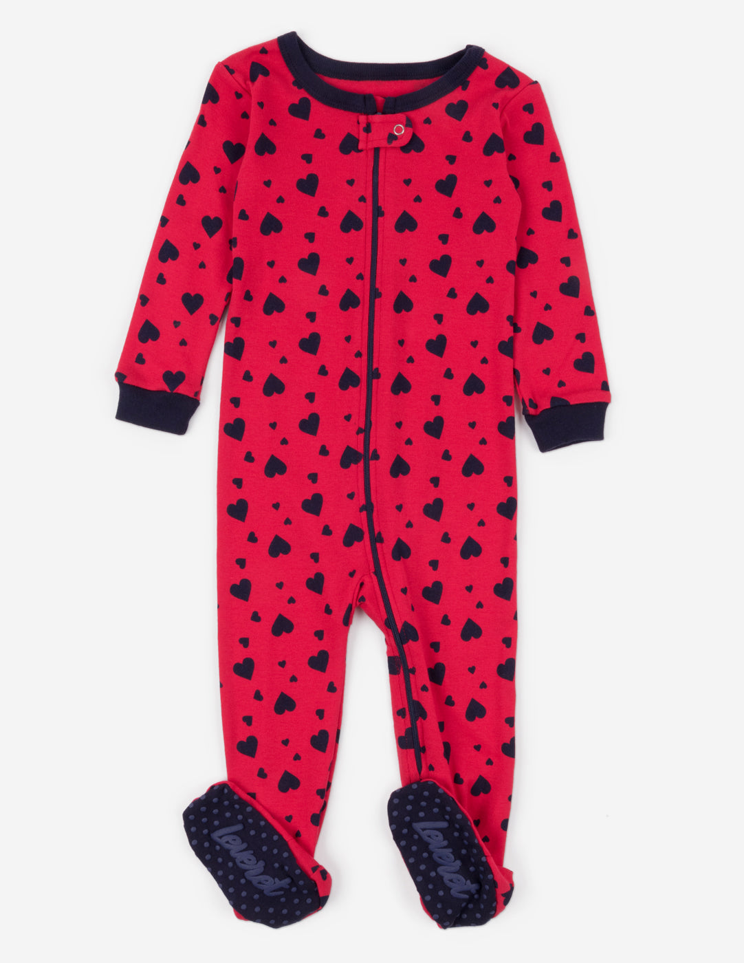Navy Hearts Family Pajamas — Baby, Boys & Girls